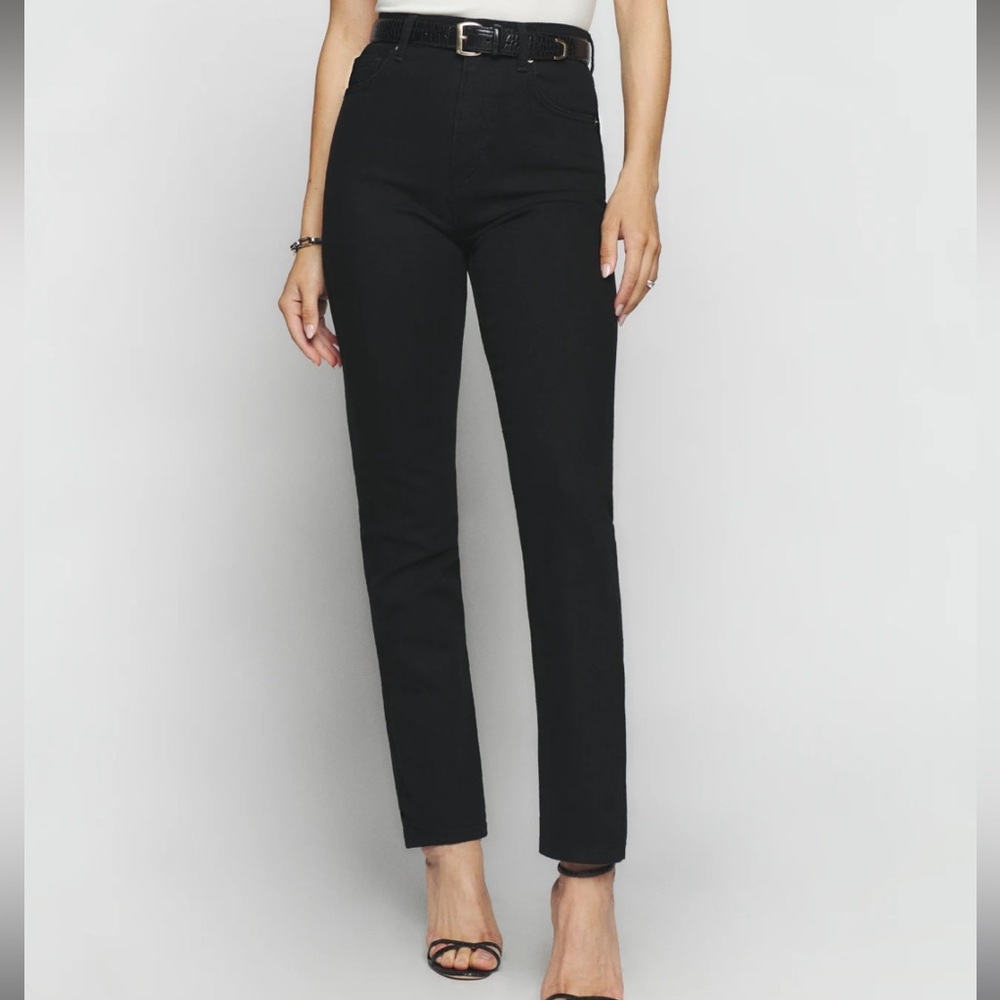 Reformation Liza Ultra High Rise Straight Jeans